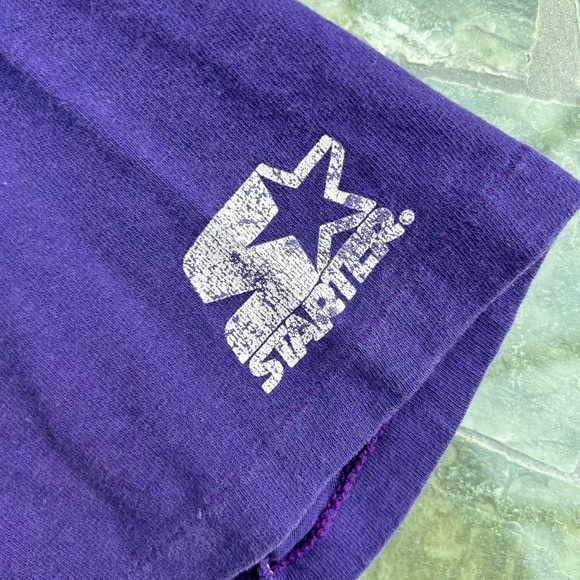 Los Angeles Lakers Magic Johnson 1989 Starter T-Shirt - Picture 2 of 5